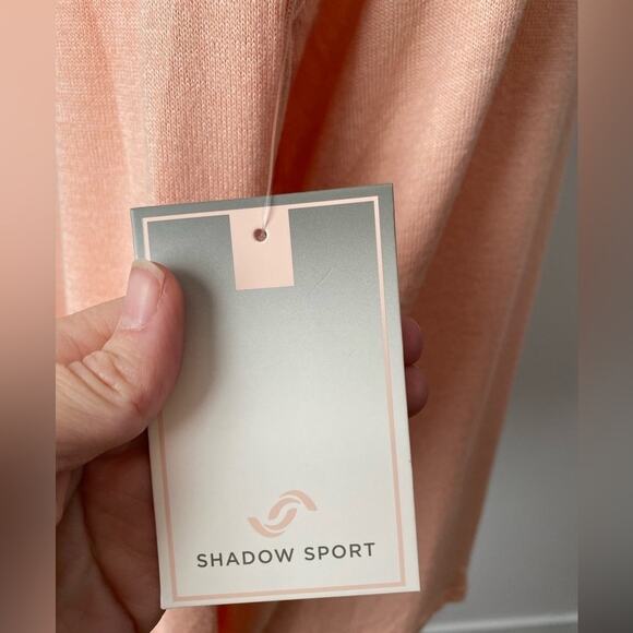 Shadow Sport NWT Pastel Peach Lightweight Soft Transitional Hoodie Sweatshirt 1X - Picture 3 of 6